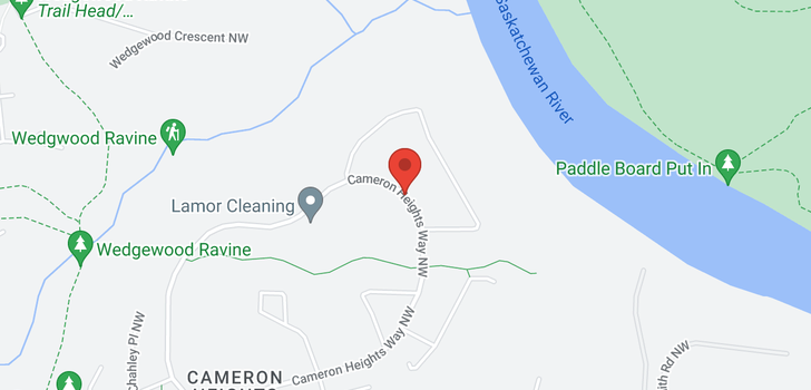 map of 3157 Cameron Heights Way NW